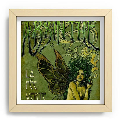 Vintage Parisian Green Fairy Absinthe Alcoholic Aperitif Advertisement Poster Framed Art Print Gallery Image 106