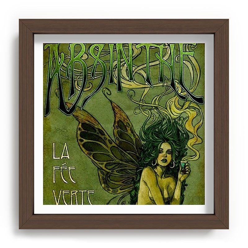 Vintage Parisian Green Fairy Absinthe Alcoholic Aperitif Advertisement Poster Framed Art Print Gallery Image 98