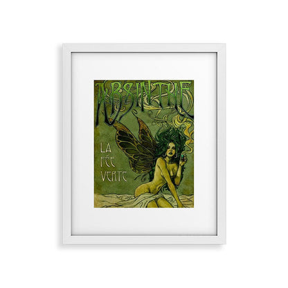 Vintage Parisian Green Fairy Absinthe Alcoholic Aperitif Advertisement Poster Framed Art Print Gallery Image 36