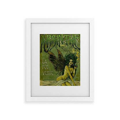 Vintage Parisian Green Fairy Absinthe Alcoholic Aperitif Advertisement Poster Framed Art Print Gallery Image 69