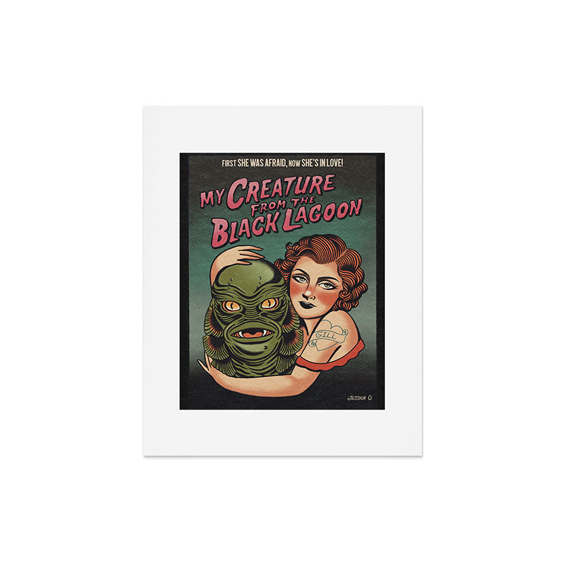 My Creature from the Black Lagoon Art Print Gallery Image 4