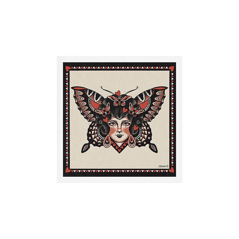 Queen of my heart (black hair) Art Print Gallery Image 1