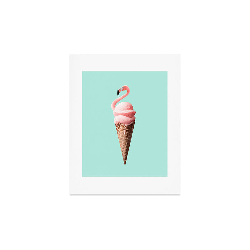 FLAMINGO CONE Art Print Gallery Image 2