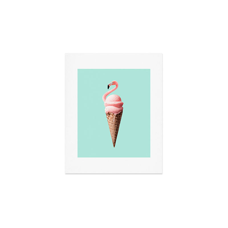 FLAMINGO CONE Art Print Gallery Image 1