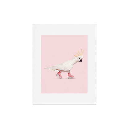 ROLLERSKATING COCKATOO Art Print Gallery Image 4