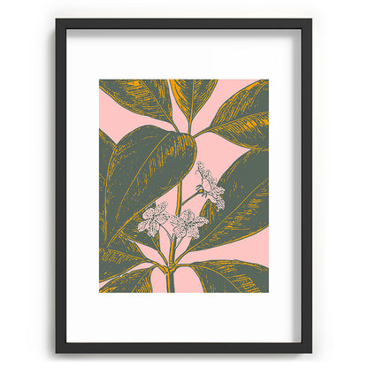 Modern Botanical Banana Leaf Framed Art Print Gallery Image 84