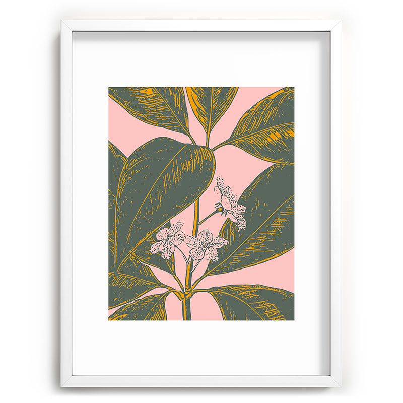 Modern Botanical Banana Leaf Framed Art Print Gallery Image 107