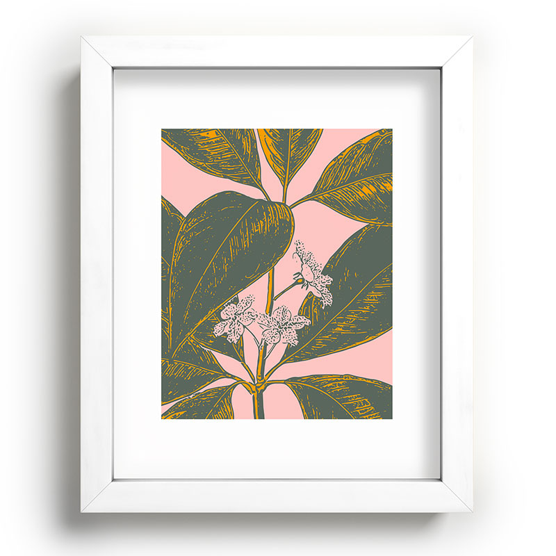 Modern Botanical Banana Leaf Framed Art Print Gallery Image 104