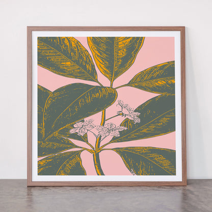 Modern Botanical Banana Leaf Framed Art Print Gallery Image 66