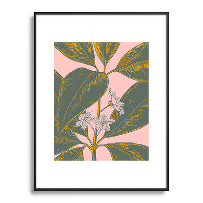 Modern Botanical Banana Leaf Framed Art Print Gallery Image 115