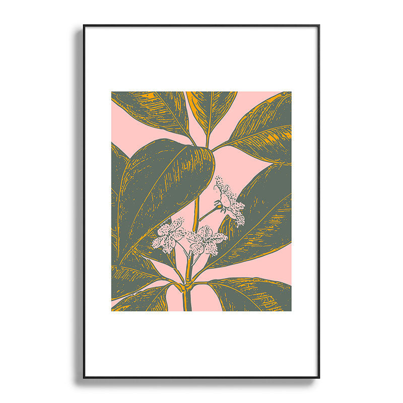 Modern Botanical Banana Leaf Framed Art Print Gallery Image 119