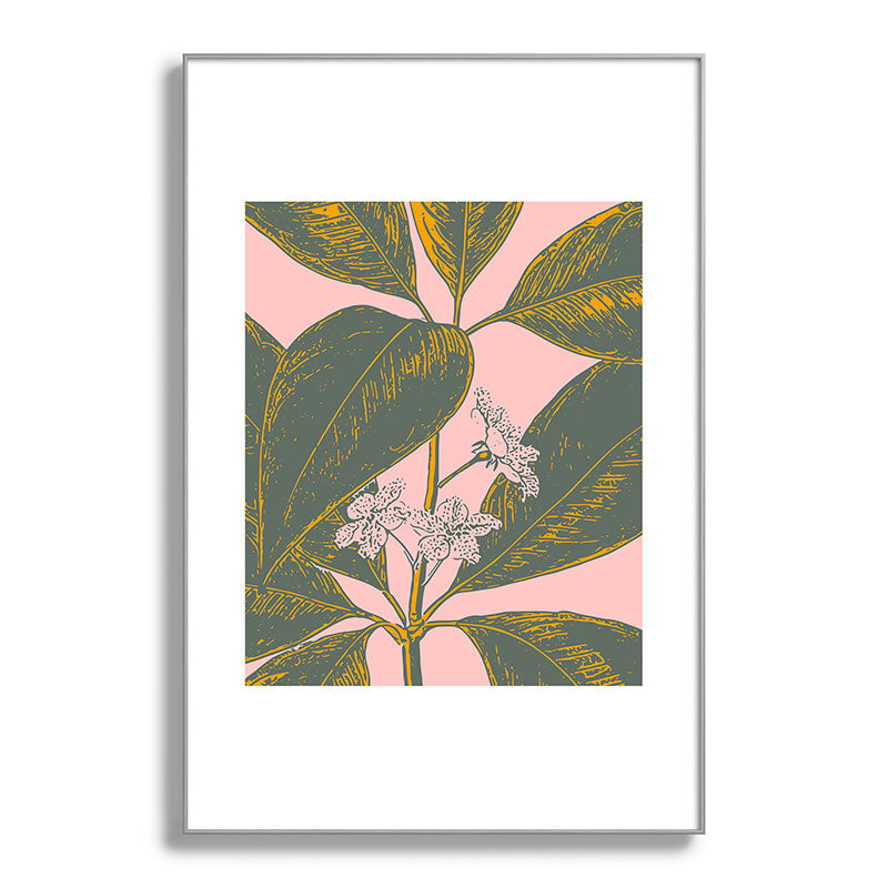 Modern Botanical Banana Leaf Framed Art Print Gallery Image 137