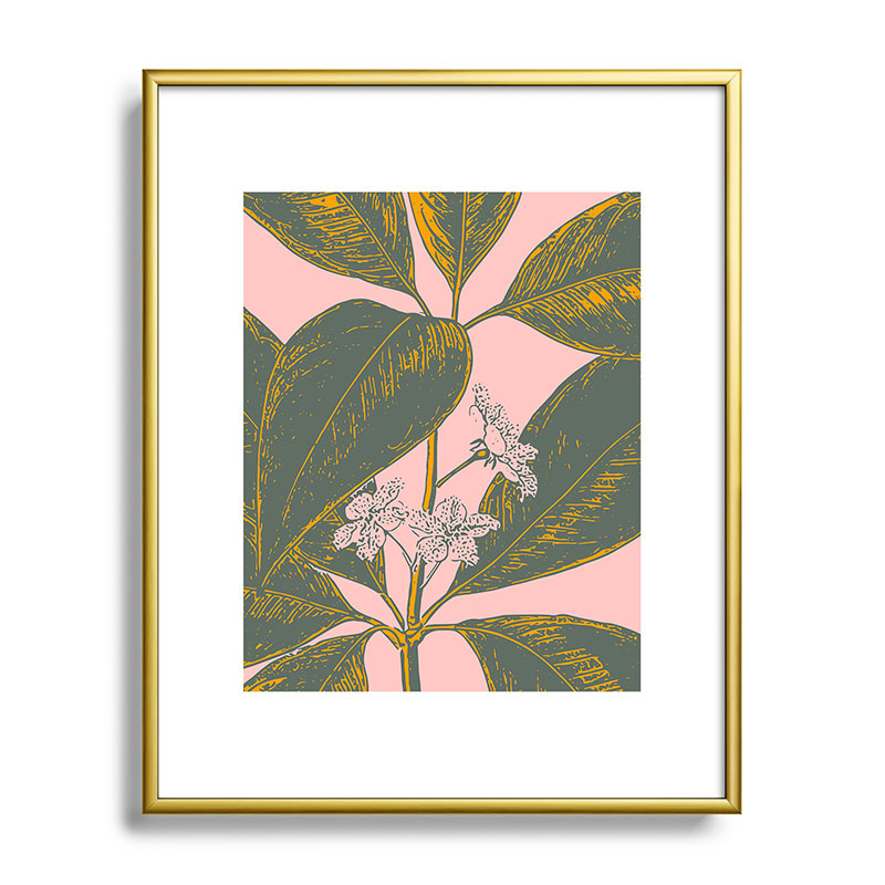 Modern Botanical Banana Leaf Framed Art Print Gallery Image 121