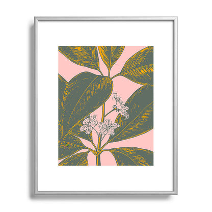 Modern Botanical Banana Leaf Framed Art Print Gallery Image 129