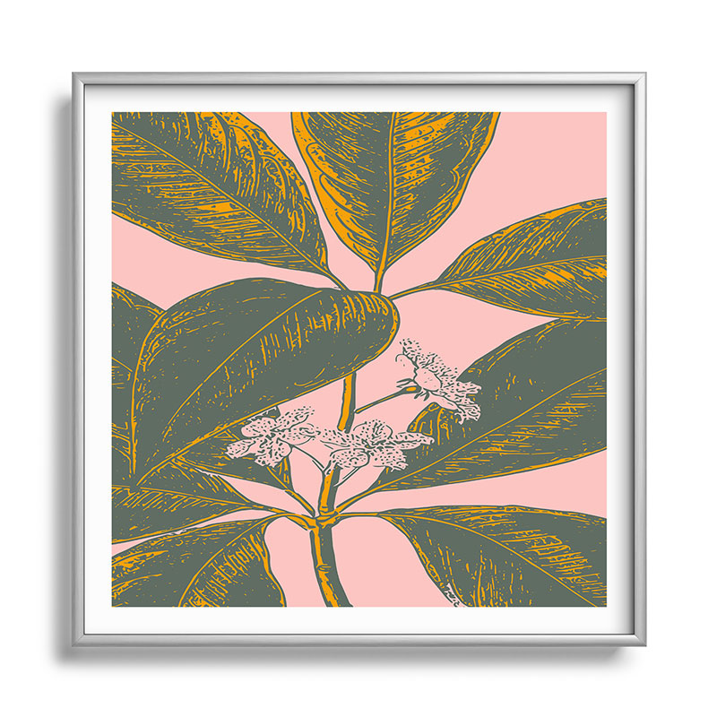 Modern Botanical Banana Leaf Framed Art Print Gallery Image 140