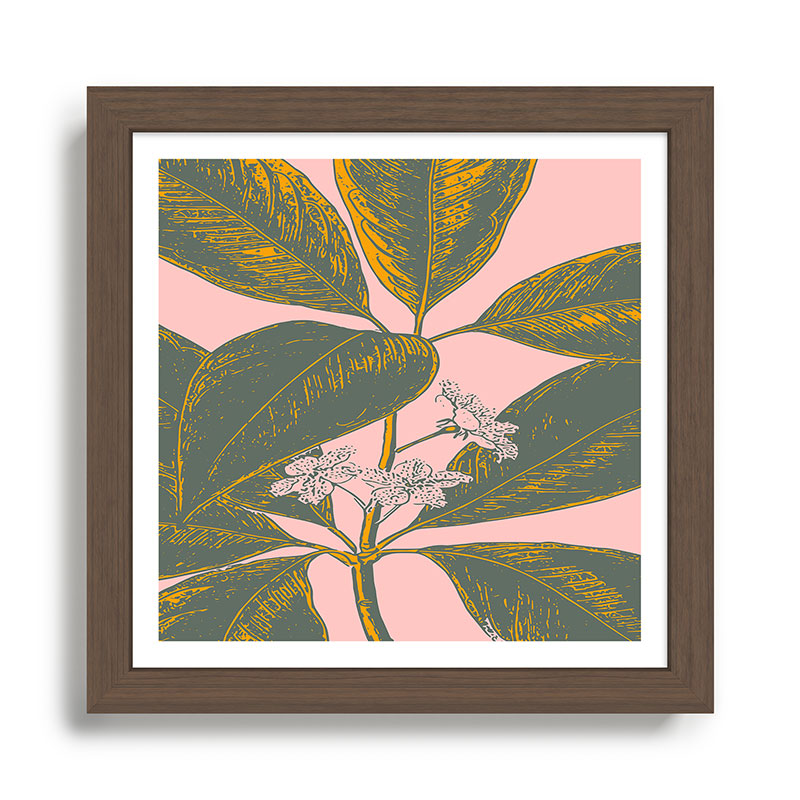 Modern Botanical Banana Leaf Framed Art Print Gallery Image 13