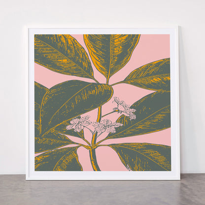 Modern Botanical Banana Leaf Framed Art Print Gallery Image 43