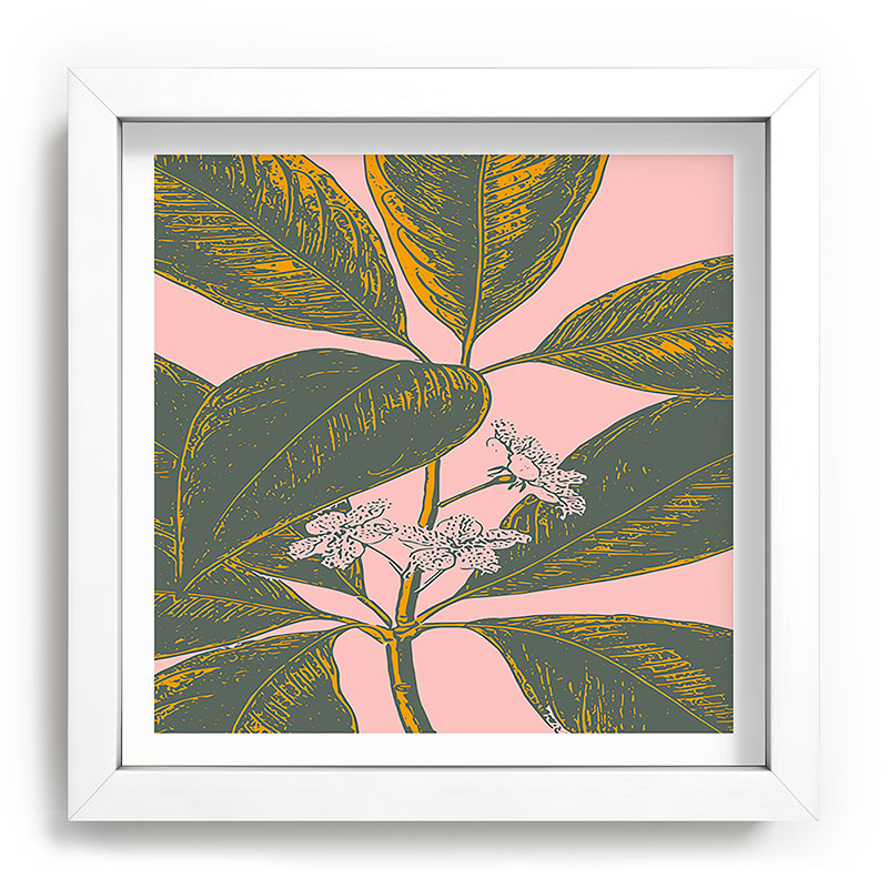 Modern Botanical Banana Leaf Framed Art Print Gallery Image 114