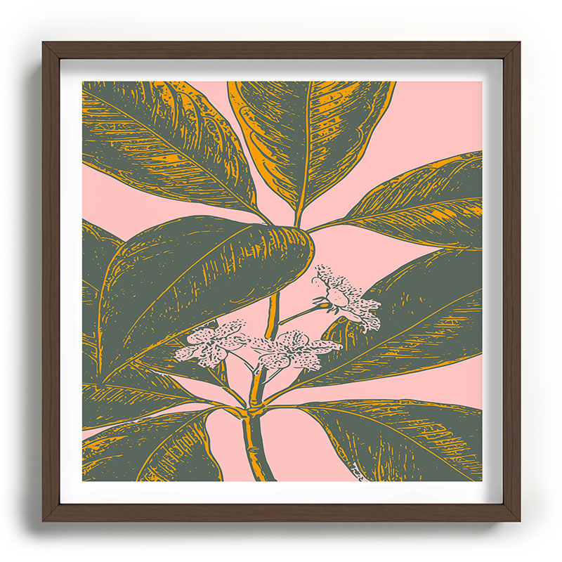 Modern Botanical Banana Leaf Framed Art Print Gallery Image 101