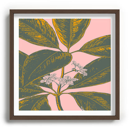 Modern Botanical Banana Leaf Framed Art Print Gallery Image 101
