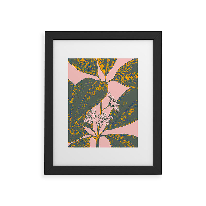 Modern Botanical Banana Leaf Framed Art Print Gallery Image 41
