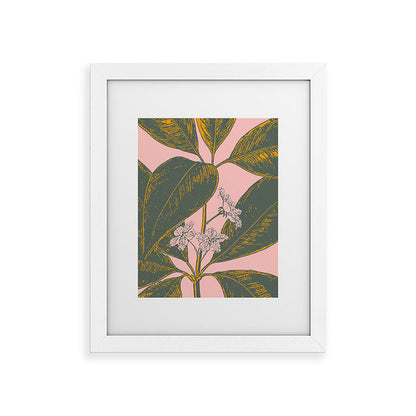 Modern Botanical Banana Leaf Framed Art Print Gallery Image 69