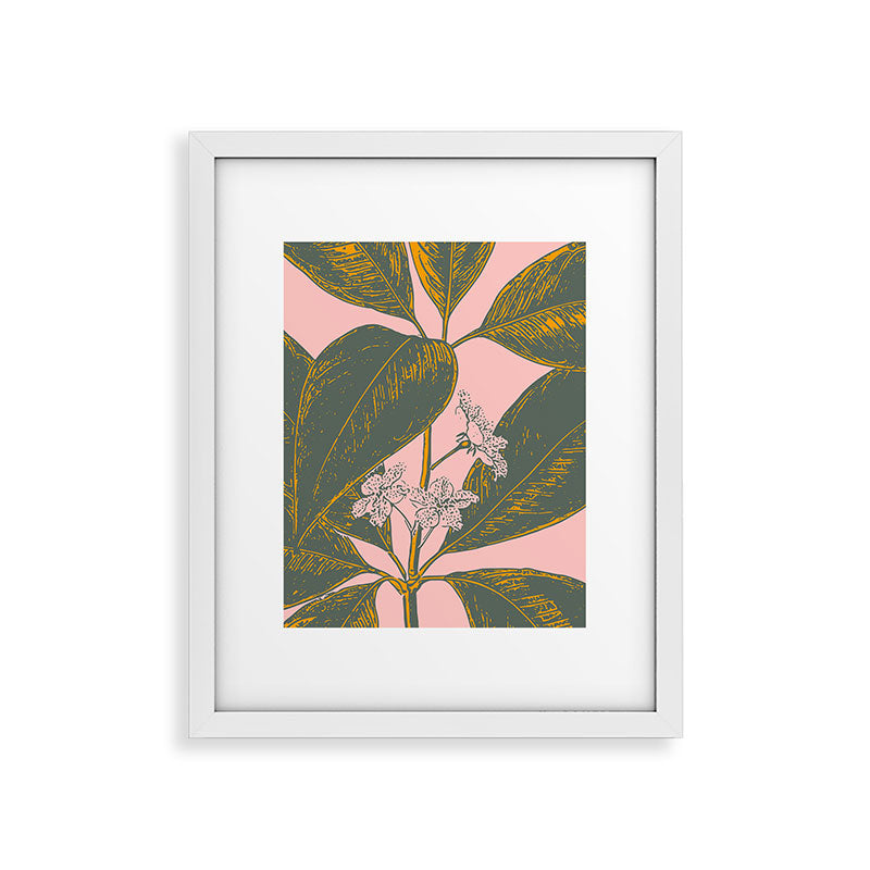 Modern Botanical Banana Leaf Framed Art Print Gallery Image 30