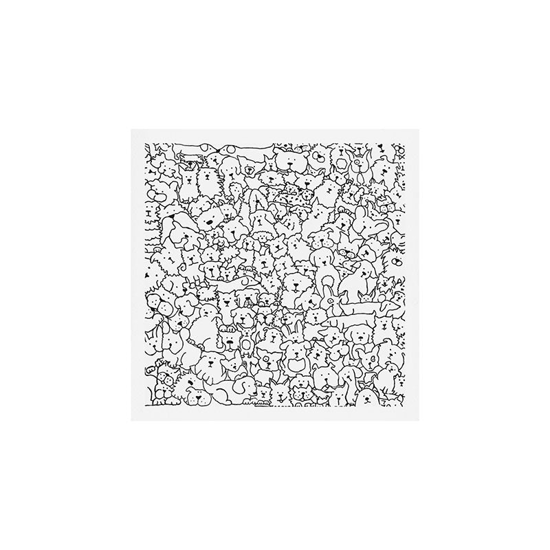 Dog Doodle Art Art Print Gallery Image 2