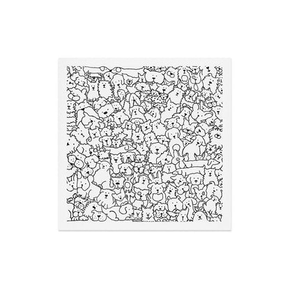 Dog Doodle Art Art Print Gallery Image 5