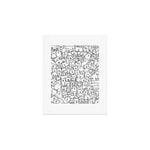 Dog Doodle Art Art Print Gallery Image 1