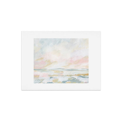 Golden Hour - Pastel Seascape Art Print Gallery Image 6