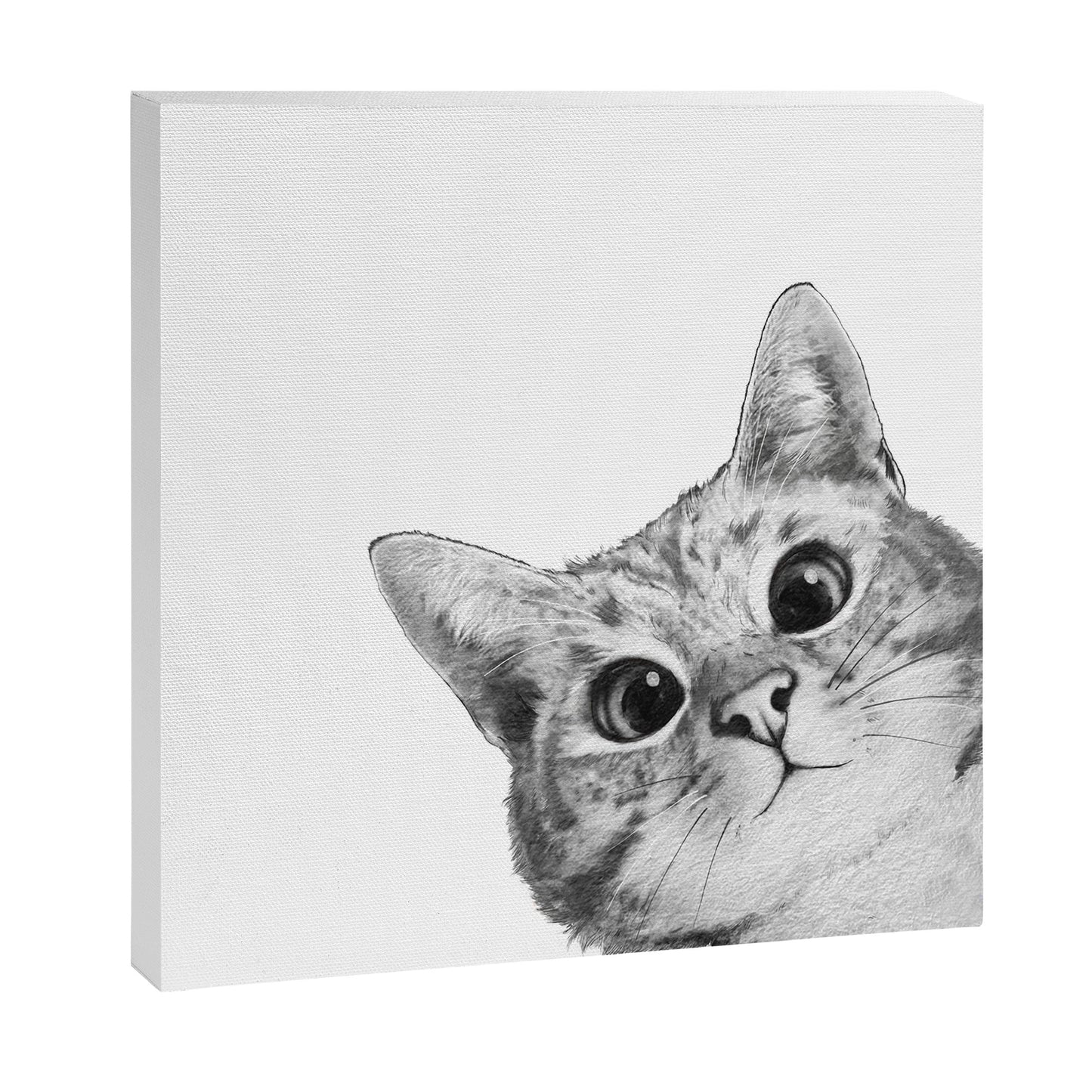 sneaky cat Canvas Print Gallery Image 2