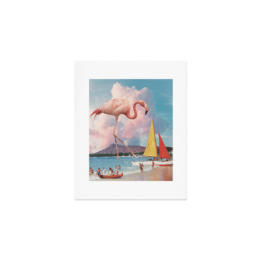 Flamingo Playground Art Print Gallery Image 1