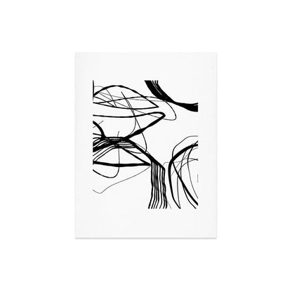 Flowing Ink Dynamics Black And White Art Print Gallery Image 6