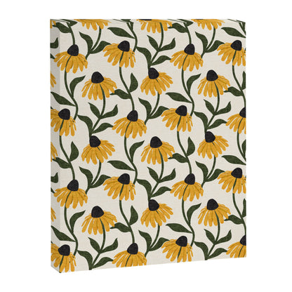 coneflowers - cream Canvas Print Gallery Image 5
