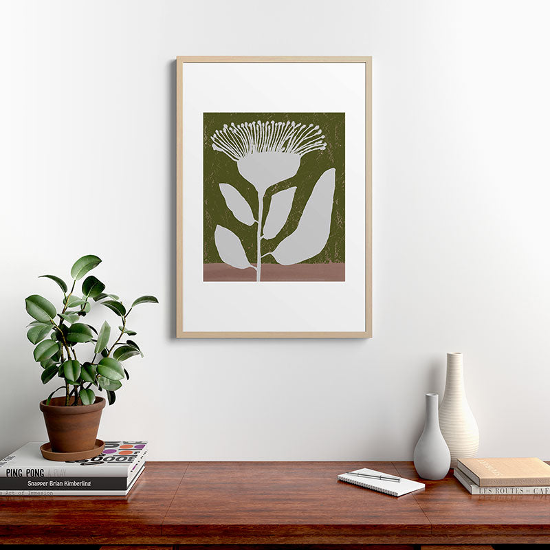 Flower mask Framed Art Print Gallery Image 20