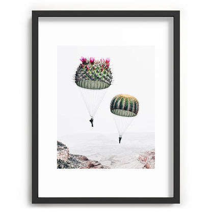 Flying Cacti Framed Art Print Gallery Image 83