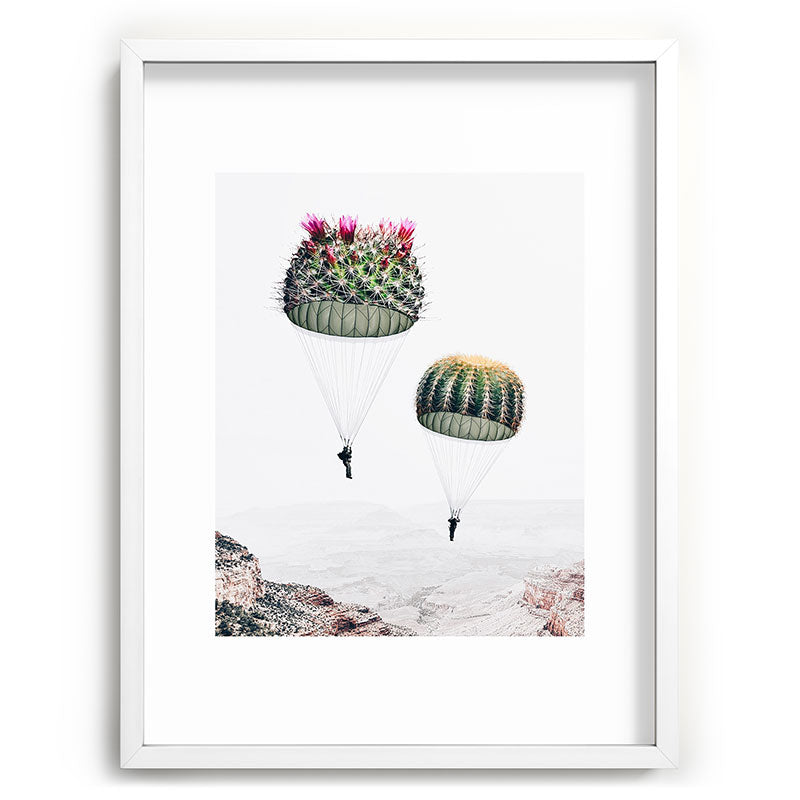 Flying Cacti Framed Art Print Gallery Image 108