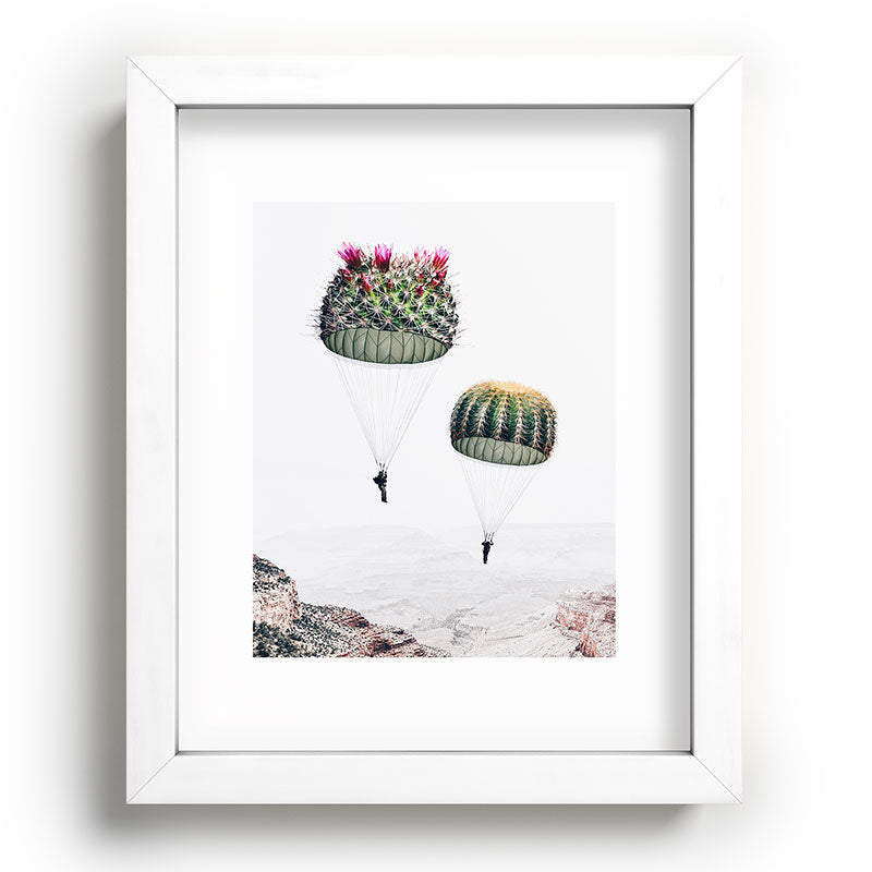Flying Cacti Framed Art Print Gallery Image 103