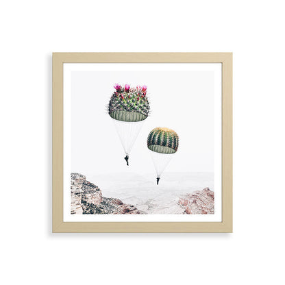 Flying Cacti Framed Art Print Gallery Image 71
