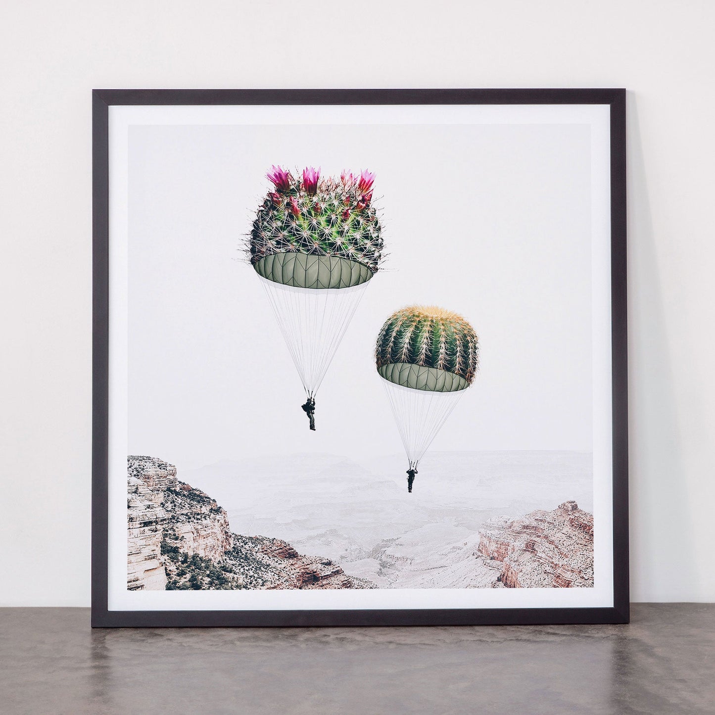 Flying Cacti Framed Art Print Gallery Image 55