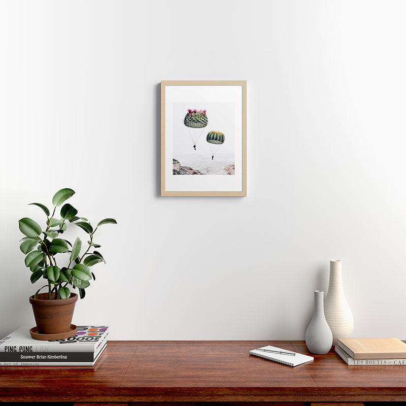 Flying Cacti Framed Art Print Gallery Image 23