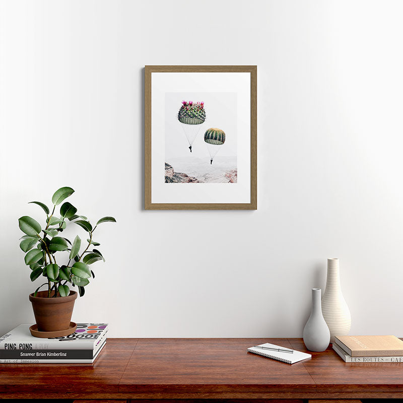 Flying Cacti Framed Art Print Gallery Image 54