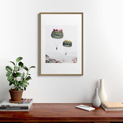 Flying Cacti Framed Art Print Gallery Image 18
