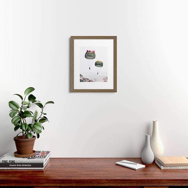 Flying Cacti Framed Art Print Gallery Image 53