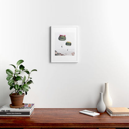Flying Cacti Framed Art Print Gallery Image 32