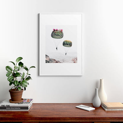 Flying Cacti Framed Art Print Gallery Image 37