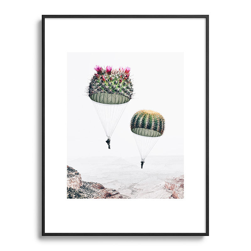 Flying Cacti Framed Art Print Gallery Image 116