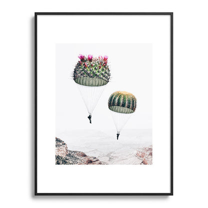 Flying Cacti Framed Art Print Gallery Image 116