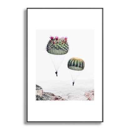 Flying Cacti Framed Art Print Gallery Image 119